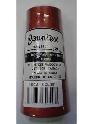 Countess Serger Thread, Polyester, 40/2, 1500M