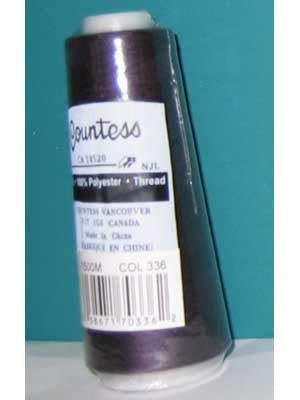 Countess Serger Thread, Polyester, 40/2, 1500M