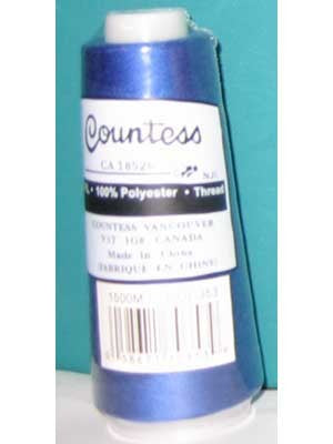 Countess Serger Thread, Polyester, 40/2, 1500M