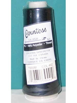Countess Serger Thread, Polyester, 40/2, 1500M