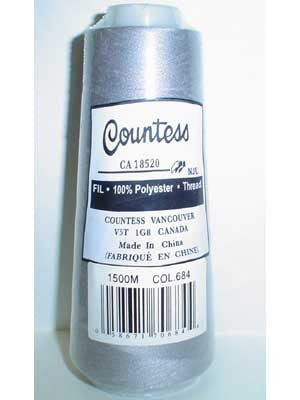 Countess Serger Thread, Polyester, 40/2, 1500M