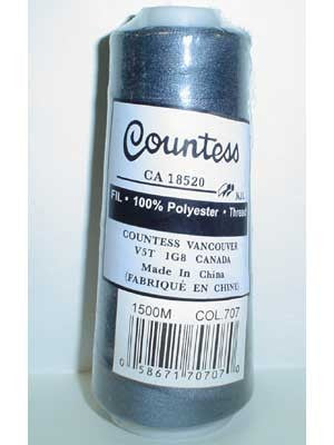 Countess Serger Thread, Polyester, 40/2, 1500M