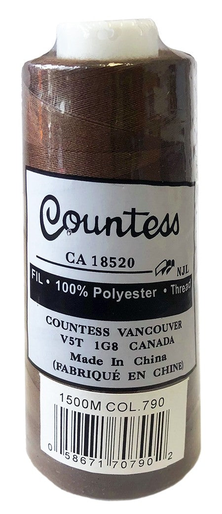 Countess Serger Thread, Polyester, 40/2, 1500M