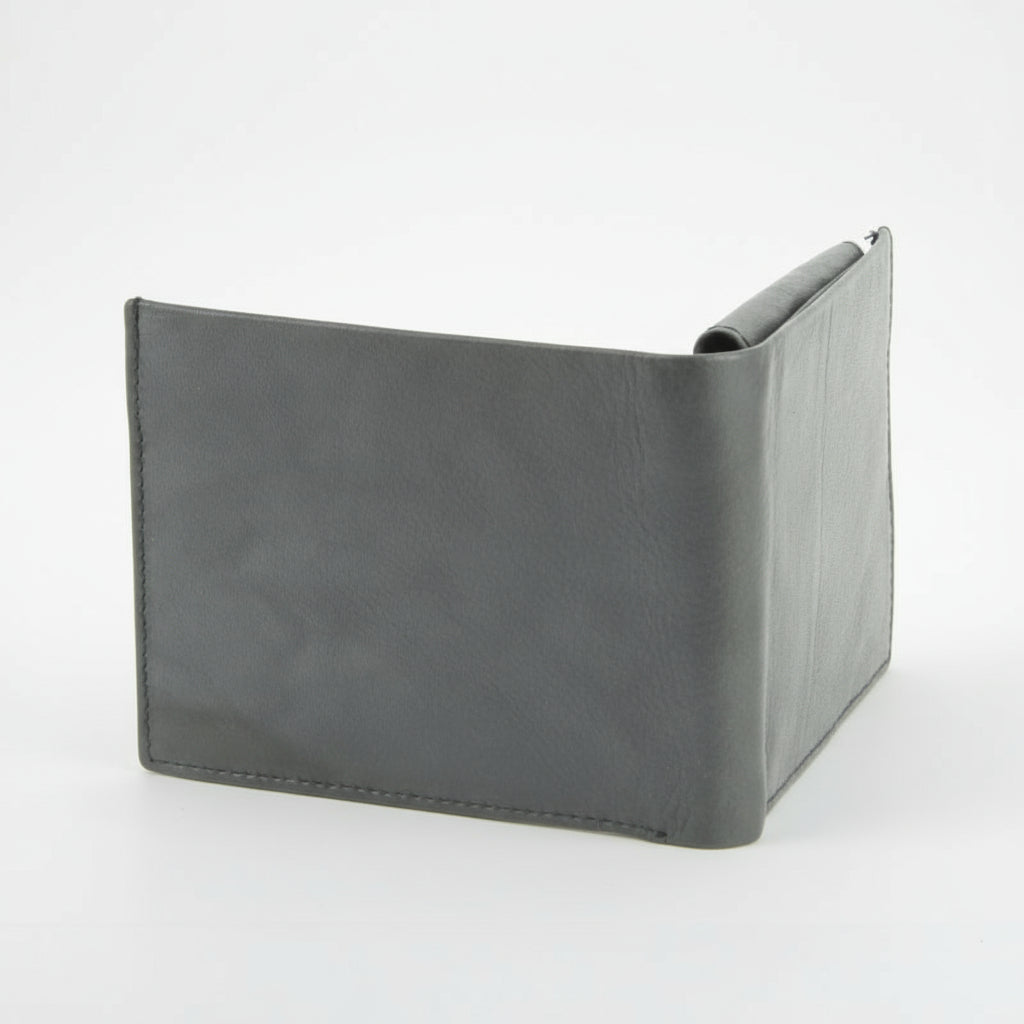 Portefeuille pour homme avec volet latéral gauche et protection RFID