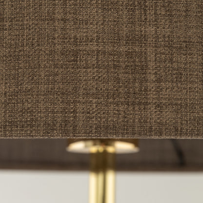 UMBERTO Brown Modern Floor Lamp for Living Room & Bedroom