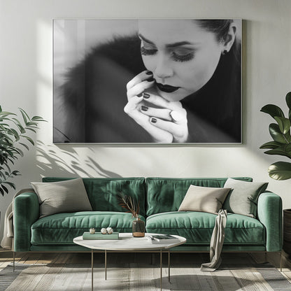 Art mural entre les doigts