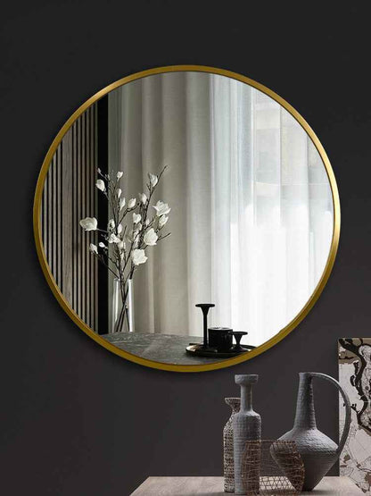 Aluminum Alloy Bathroom Mirror Toilet Vanity Mirror