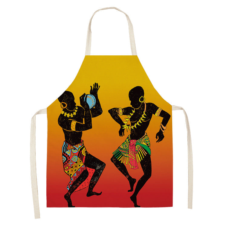 Original Art Apron Foreign Trade Geometry Series Kitchen Housework Apron