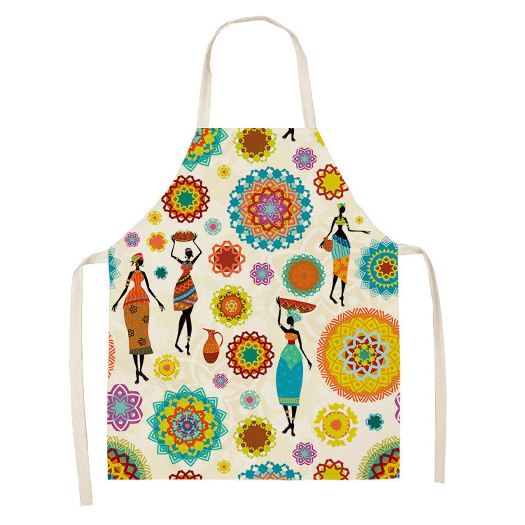 Original Art Apron Foreign Trade Geometry Series Kitchen Housework Apron