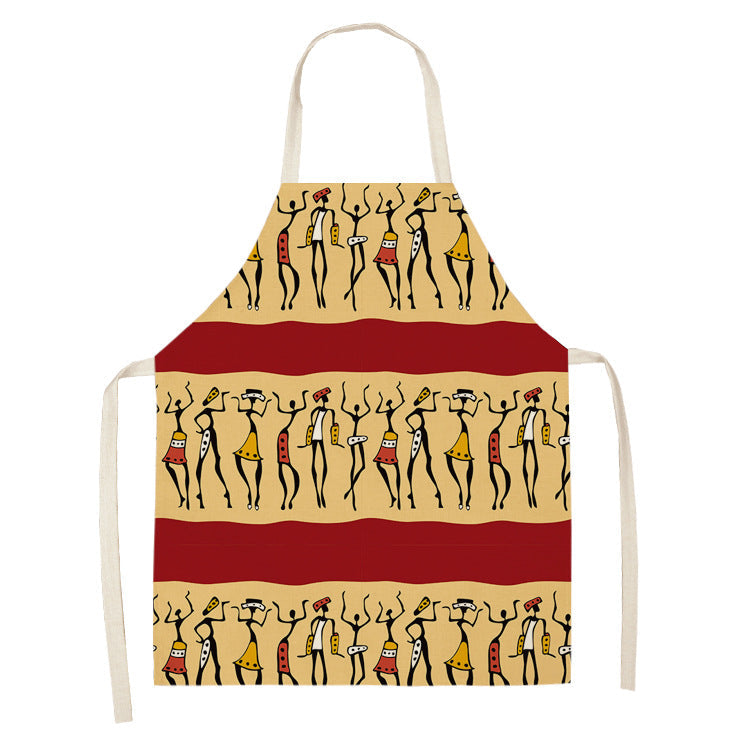 Original Art Apron Foreign Trade Geometry Series Kitchen Housework Apron