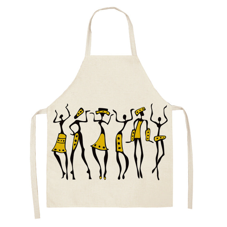 Original Art Apron Foreign Trade Geometry Series Kitchen Housework Apron