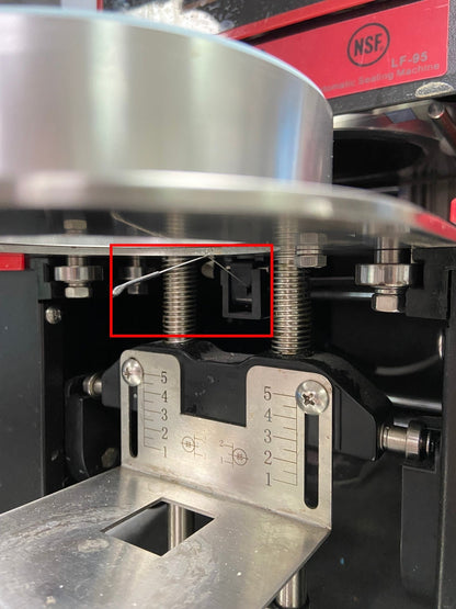 Machine de scellage avec capteur de contact | Recommandé pour les gobelets en PP givré de 90 mm (certifié UL/conforme à la norme NSF/ANSI 2)