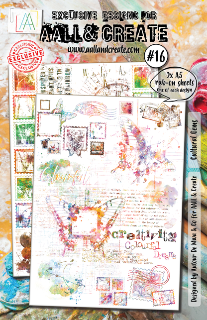 AALL and Create - A5 Rub-Ons - Cultural Gems