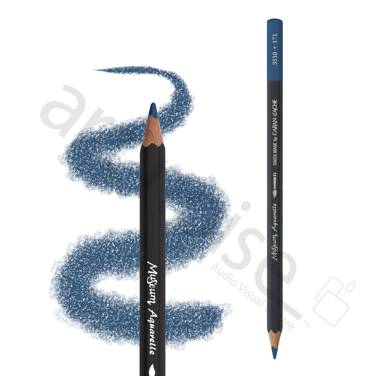 Caran d'Ache - Museum Watercolour Pencil - Blues & Greens