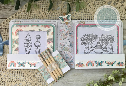 Jardin secret - Lot de timbres - Topiaire
