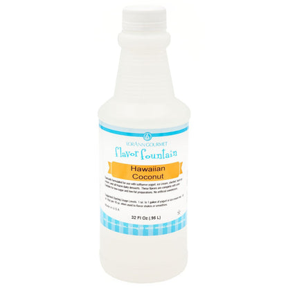 Hawaiian Coconut Flavor - 4 oz. - 32 oz. - Ice Cream and Beverage Flavors - LorAnn Oils - Canadian Distribution - Ships Free Within Canada on Orders Above CAD $199