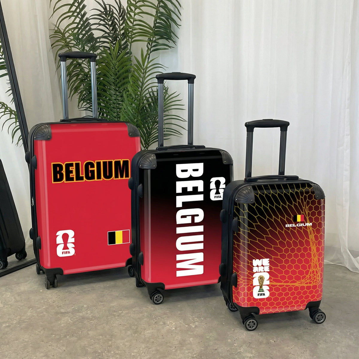 Belgium FIFA World Cup 2026 Vertical Belgium Edition (Black Fade)