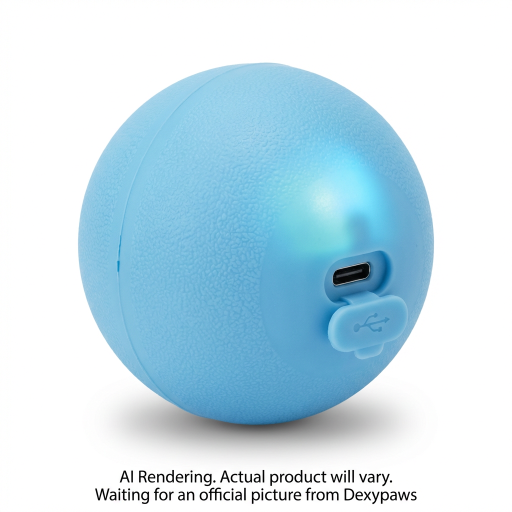 Sky Blue Interactive Ball for Cats
