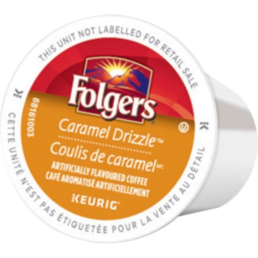 COFFEE-K CUP FOLGERS CARAMEL DRIZZLE MEDIUM ROAST (20511) 24/BX