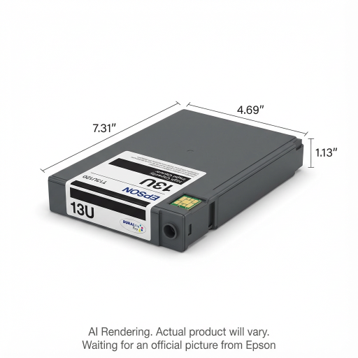 EPSON T13U DURABrite Pro High Capacity Pro Black Ink Cartridge / EM-C7100, EP-C7000