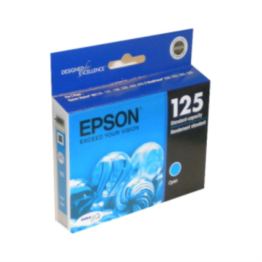 T125220S Epson 125 Cyan Original Ink Cartridge