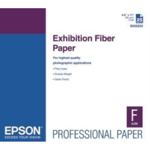Epson Exhibition Fiber Paper 17"x22" (25 feuilles)S045