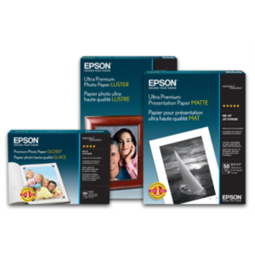 Papier Photo Brillant Premium Epson 8,5 X 11 (250 feuilles)