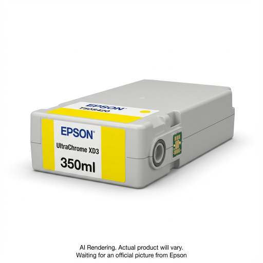Cartouche jaune Epson ULTRACHROME XD3, 350 MLT50S420