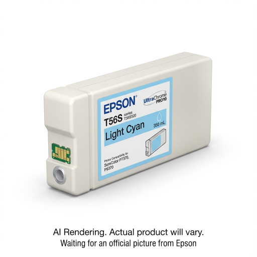 Cartouche d'encre cyan clair EPSON T56S pour SC P7370/P9370 350ML