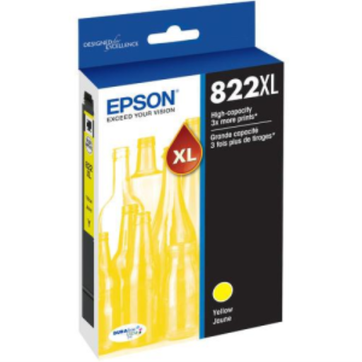 T822XL420-S Epson EPSON T822 Cartouche d'encre jaune haute capacité
