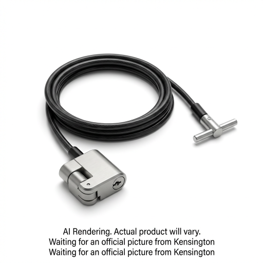 F,Verrou de sécurité pour ordinateur portable à clé Clicksafe 2.0, Vf,Dé