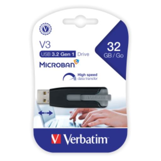Verbatim 32 Go SnG V3 USB 3.0 Noir/Gris