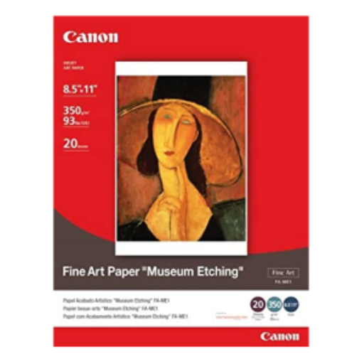 FA-ME1 Papier Beaux-Arts 21,6 cm x 27,9 cm Gravure de musée (20 feuilles/paquet)*