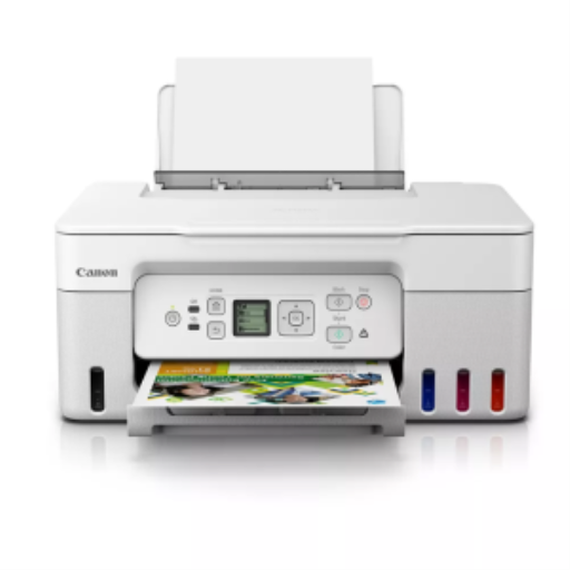 Canon 5805C023 PIXMA G3270 White All-in-One Wireless MegaTank Printer – High-Volume 6,000 Page Yield