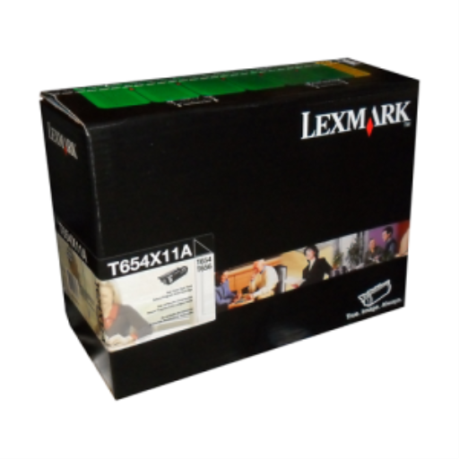 Cartouche de toner Lexmark T/X654, 656, X658 du programme de retour, 36 000 pages Référence : T654X11A