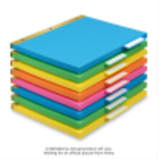 Avery Hand-write Big Tab Write & Erase Dividers 8 Tab, 1 Set, Bright Colours, Big Tab