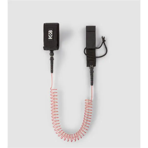 Leash de pied enroulé K&B Sport pour pagaie - Framboise