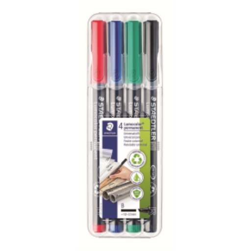 Universal pen Lumocolor perm B 4pcs