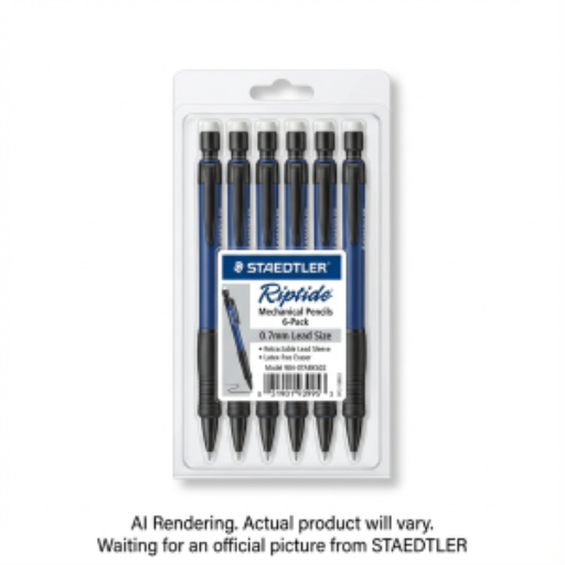 Mech. pencil Riptide 0.7mm 6pc BK