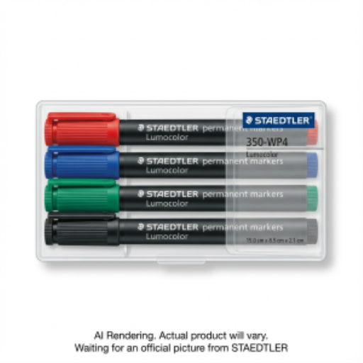 Marker Lumocolor permanent 4pcs.box