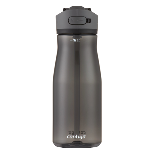 Contigo Bouteille d'eau Autospout Ashland 2.0 en plastique, 946 ml, coloris Réglisse