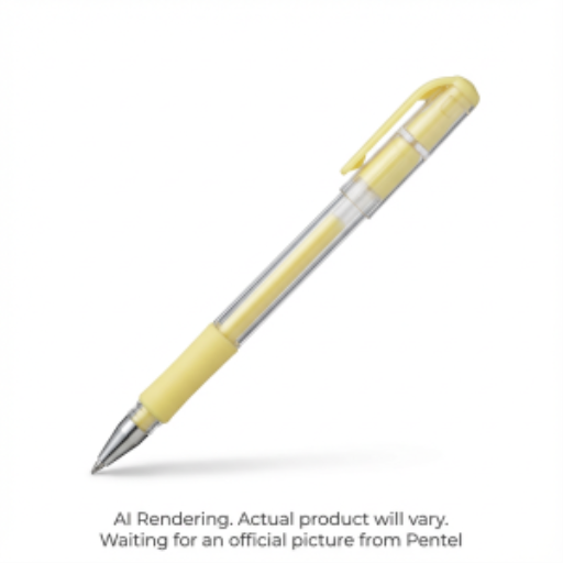 Milky Pop Pastel Gel Pen, (0.8mm), Yellow Ink