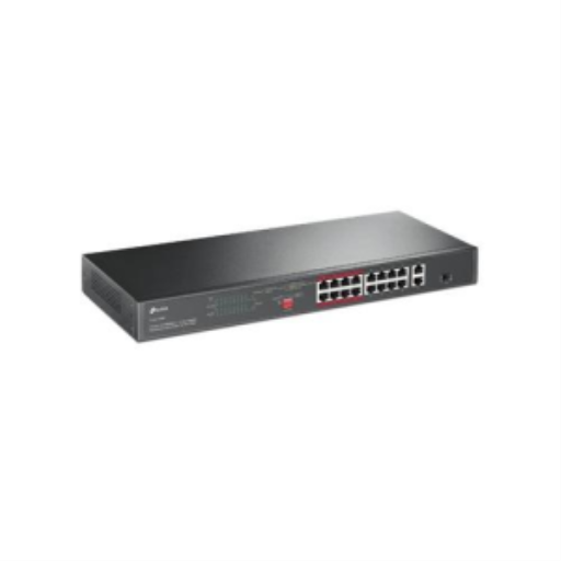 16-Port 10/100 Mbps   2-Port Gigabit Rackmount Switch
