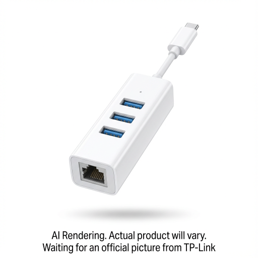 Adaptateur réseau Gigabit Ethernet USB 3.0 Type-C avec concentrateur USB 3.0 Type-A à 3 ports