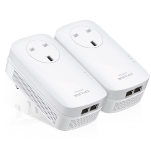 AV2000 2-Port Gigabit Passthrough Powerline Starter Kit
