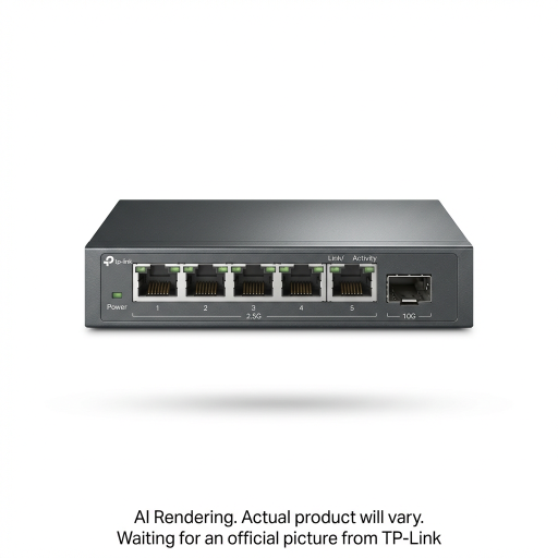 Switch administrable facile Omada 5 ports 2,5GBASE-T avec 1 emplacement SFP+ 10GE