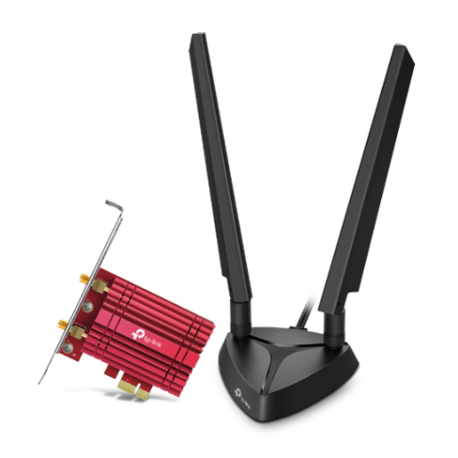 Adaptateur PCI Express Wi-Fi 6E Tri-Bande AXE5400 Bluetooth