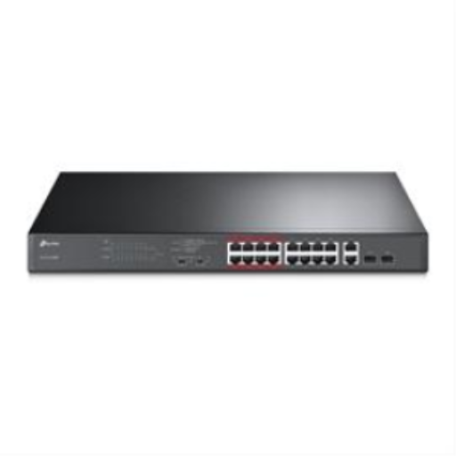 JetStream? Commutateur PoE non géré 16 ports 10/100 Mbps 2 ports Gigabit