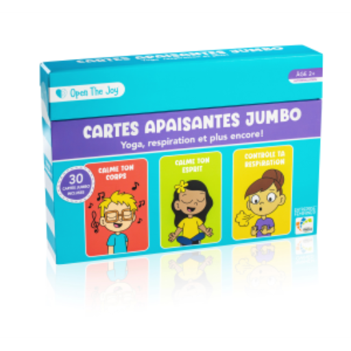 Cartes apaisantes jumbo - Outils apaisants pour la classe - Version française