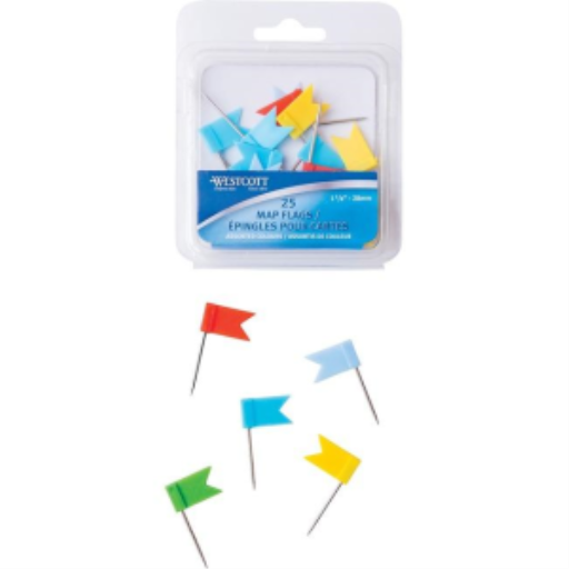 Assorted Colours, 25/Clamshell / 
Couleurs assorties – 25 par emballage coquille